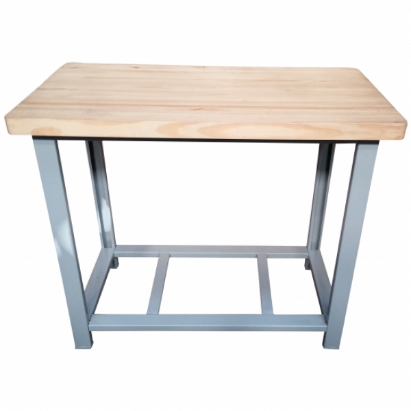 Bancada aberta, tampo maidera pinus