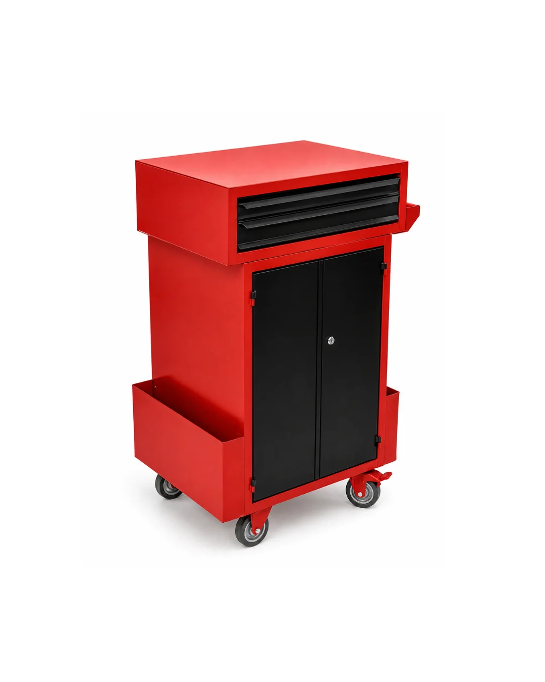 Rack para computador fechado robo 2 gaveta, 2 portas — Bezafer