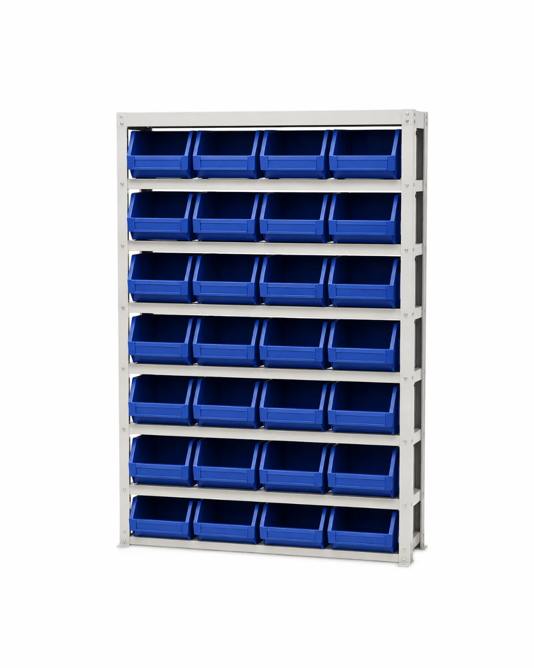 Estante soldada p/ 28 caixas nº 7 preta — Bezafer