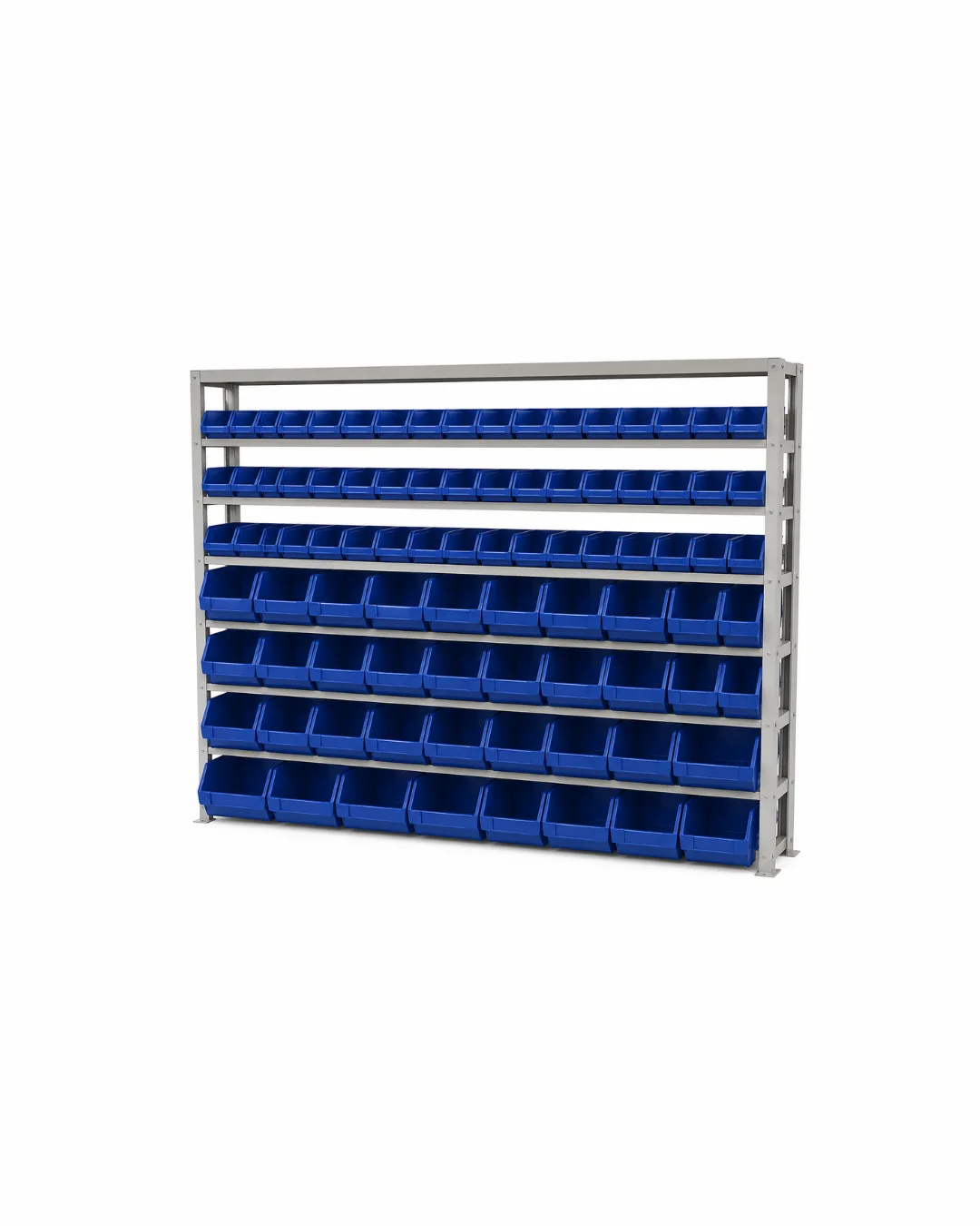 Estante soldada p/ 82 caixas — Bezafer